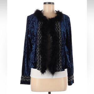 Blue Velvet signature Cardigan